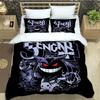 Cartoon Gengar Print Bedding Set Duvet Cover Comforter Bed Youth Kids Girl Boys Luxury Birthday Gift
