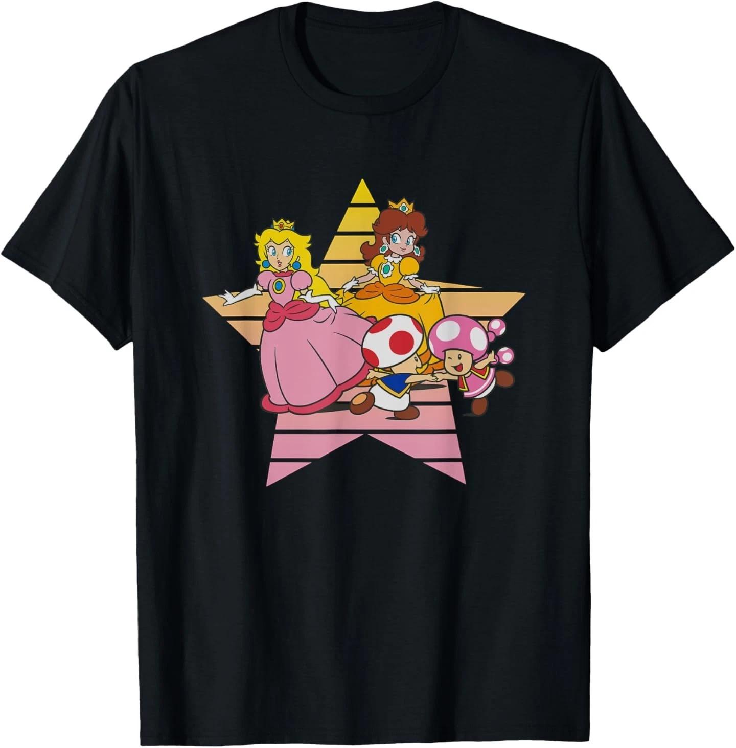 

Super Mario Bros Princess Peach & Daisy Star Duo T-Shirt XL