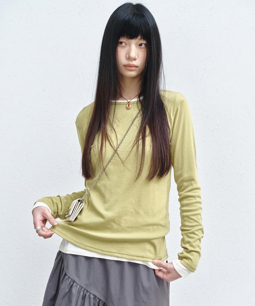 Nigaennikol [Essential] Essential Round Top_Olive