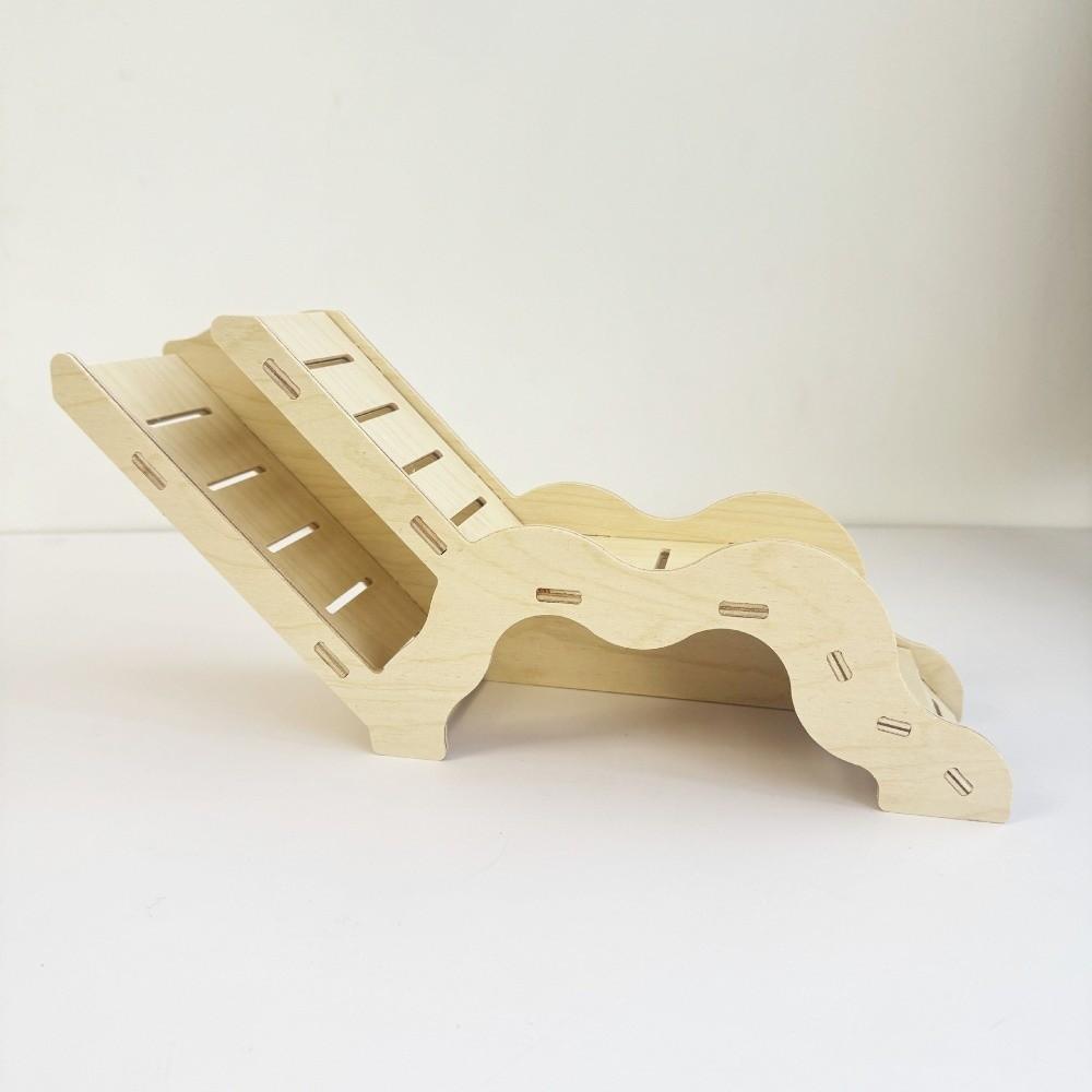 Large Size Hamster Tunnel Toy Wooden Pet Cage Furniture New Underground Cave  Small Pet Use