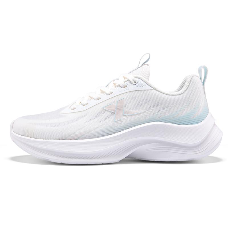 Xtep Sports Versatile Shock Absorbing Non-Slip Breathable Low-Top Casual Running Shoes Women sneaker White 876218110035-7 35