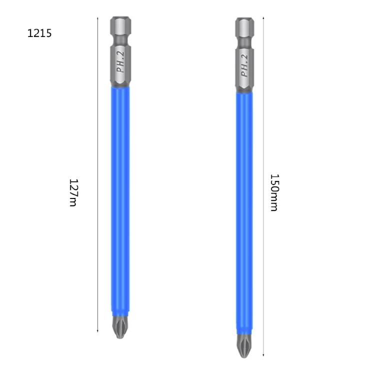 Cross Impact Screwdriver Bits Set Magnetic Batch Heads 25/50/65/70/90/127/150mm