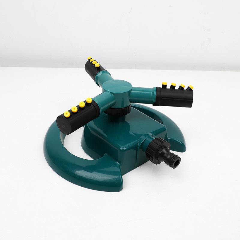 Three-Head Rotating Nozzle for 360° Irrigation In Landscaping and Horticulture