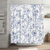 Beach House Decor Shower Curtain Set Nautical Lighthouse Seagull Design For Bathroom Waterproof Fabric Multiple Sizes Available