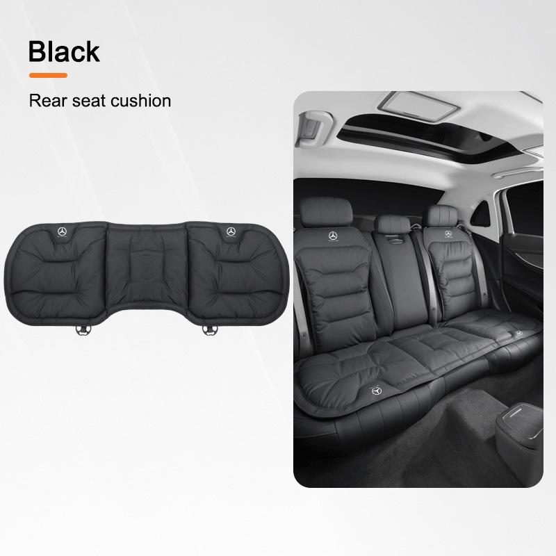 XKJ1 Car Breathable Seat Plush Cushion Velvet Pad Rear Seat Cover For Mercedes Benz GLC CLE CLA GLB GLS W177 W205 W213 W222 Stickers