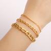 Chain Bracelet for Men Women Stainless Steel Width 3-10 MM Bracelets Punk Jewelry Couple Gift Pulsera Hombre New
