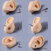 6Pcs Stainless Steel Ear Gauge Stretching Kit Plug Taper Insertion Pin for Ear Tongue Stretcher Piercing Stretching Tool
