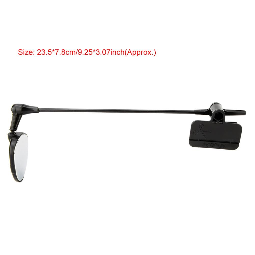 ABS Universal Adjustable Bike Bicycle Cycling Riding Mirror Helmet Rearview Rear View Glasses