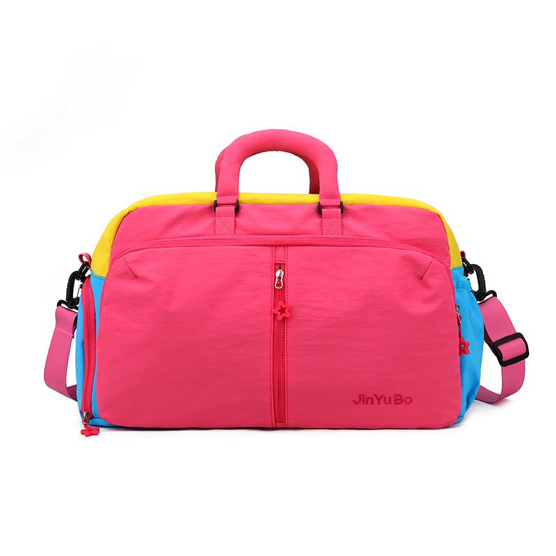 Travel Bag Women's Large Capacity Storage Bag Color Contrast Gym Bag