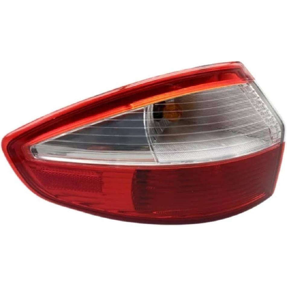 Car Accessories Exterior Rear Bumper Tail Light Taillight Brake Stop Lamp Compatible For Ford Fiesta Sedan 2013 2014 2015 With Bulbs(Left side)