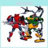 Dr. Spider-Man Distractiv Și Ecologic. Octopus Transformers Războaie Mecha Piese de Construcție Pentru Copii