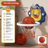 Canestro da basket per bambini Giocattoli sportivi Sollevamento silenzioso Supporto da basket per bambini Montaggio a parete per interni Tiro senza pugni Casa