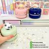 Cute Cartoon Desktop for Kids Students Vacuum Cleaner Battery Powered Portable Mini Table