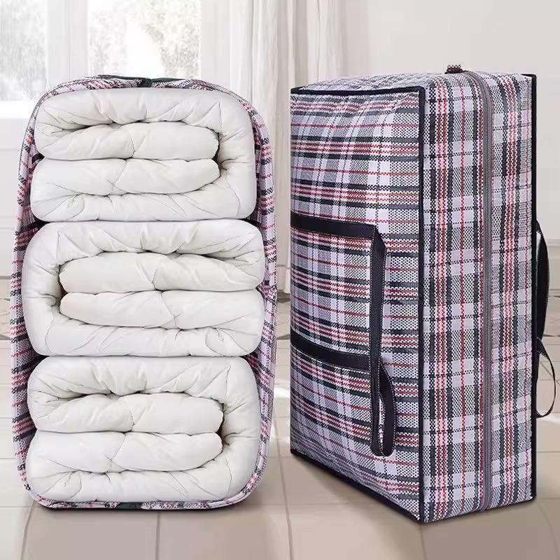 Waterproof Woven Carry-On Storage Bag for Clothes and Quilts