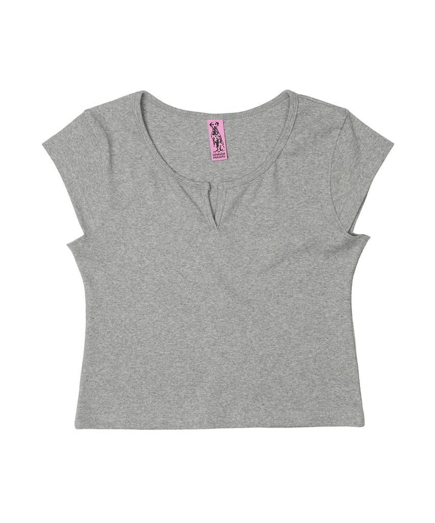 Jemjempaladi Bonnie Crop Top Melange Grey