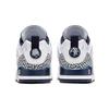Jordan Spizike Abrasion Resistant Slip Resistant Low top Vintage Basketball Shoes Men's White Blue FQ1759-104(Team181-)