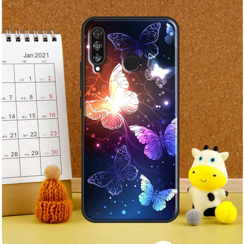 Black Beautiful Butterfly For Huawei Nova Y61 Y60 Y70 Y72 Y73 Y90 Y91 12i 11i 3i 7i 8i 9 10 SE P20 P40 P30 Lite Case Huawei Nova 7i