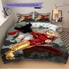 3pcs Flash Superhero Cover Set,Soft Comfortable Duvet Cover,Guest Room (1*Duvet Cover + 2*Pillowcases, Without Core) Yy251024086