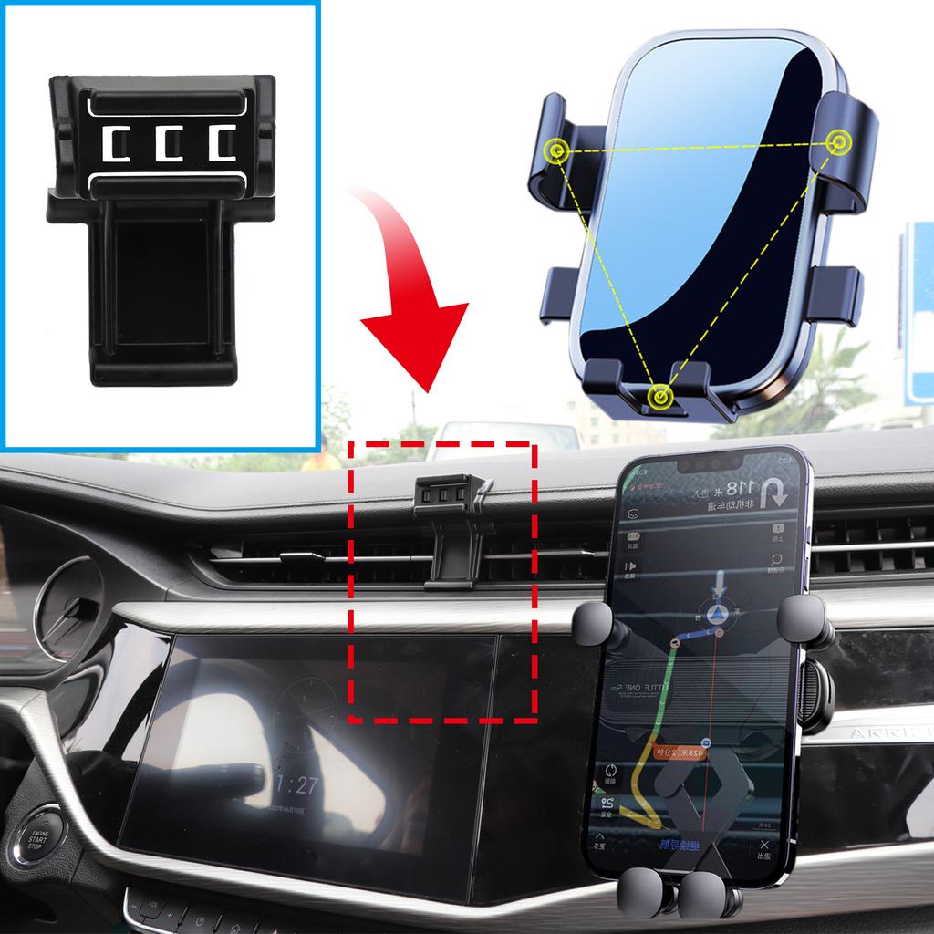Car Mobile Phone Holder For Chery Arrizo 6 Pro 6 Plus Gt 2018~2025 Gps Bracket Navigation Stand Auto Accessories