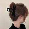 New Red Velvet Bow Hair Clips Autumn Winter Women Hair Claw Clip French Elegant Hairpin Hair Accessories Female Headwear Gift