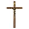 Hängendes Holzkreuz, braun 27,5 x 16,5 cm