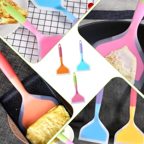 Silicone spatula for making omelets, heat-resistant cookware, silicone spatula for making omelets, kitchen tools, cooking tools, heat-resistant cookwa