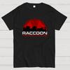 Odwiedź Raccoon City Bawełniana Letnia Casualowa Fajnie Luźna Koszulka