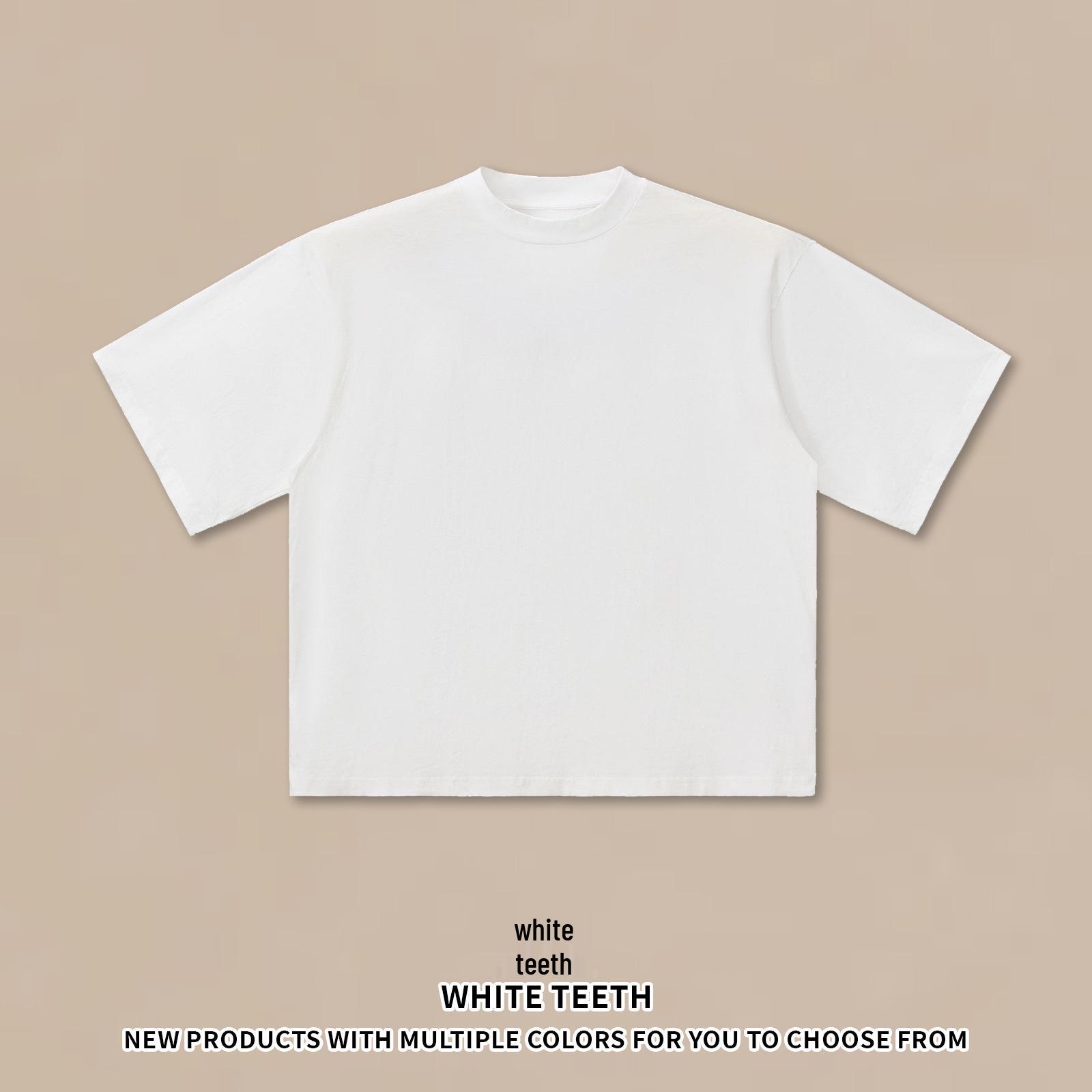 

RS Men s Wear | American Retro Pure Cotton Batwing High Neck Short Sleeve T-shirt 250G Large