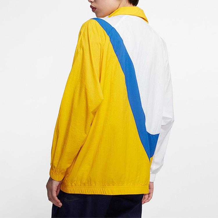 (WMNS) Nike Sportswear Swoosh Woven Jacket Yellow Women's BV3686-743