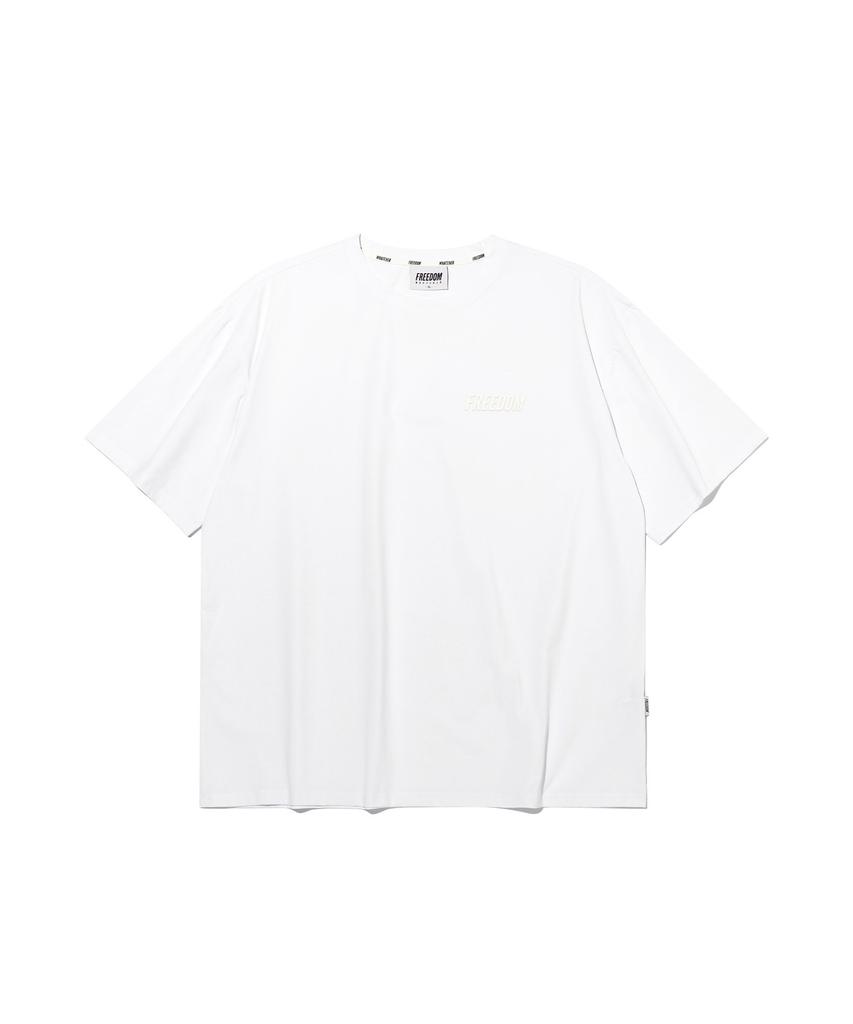FREEDOM Essential Hidden Logo Semi-Overfit T-Shirt_2 Colors
