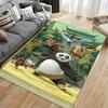 Kung Fu Panda Characters Carpet suitable as a non-slip mat for the living room or bedroom sofa