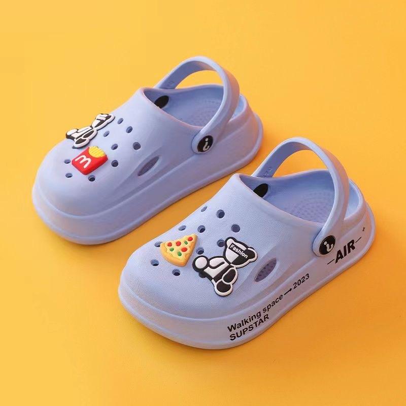 Children's Astronaut Hole Shoes, Boys, Middle-aged and Older Children Wear Non-slip Thick-soled Beach Shoes In Summer, Baby Cute Indoor
