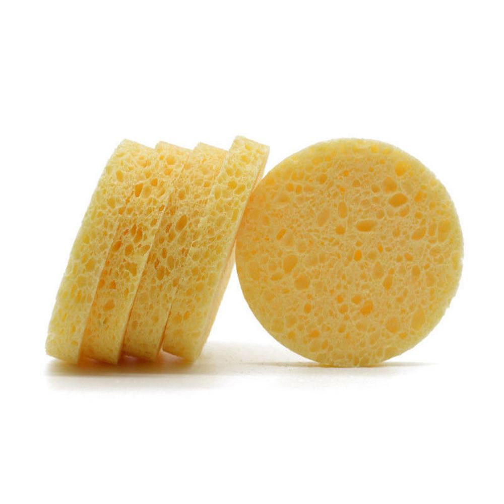 Soft Exfoliator Cleanup Cleansing Sponge Face Wash Pad Body Facial Cleaner Compress Puff