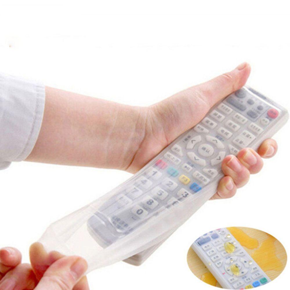 Storage Cover Silicone Bag Waterproof Protective Dust Protective Holder TV Remote Control