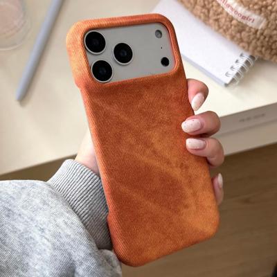 Retro Vintage Cowboy Stoff Hülle für iPhone 17 Air 16 15 14 13 12 Pro Max Plus Luxus Jeans Bumper Rüstung Rahmenloses Handyhülle