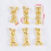 1PC Bow-Shaped Copper Connector Clasp Pendants Geometric Handmade Necklace Pearl Clasps For DIY Jewelry Cord Ending Accessories
