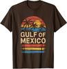 Gulf Of Mexico Always Retro Vintage Colors Present Unisex T-Shirt