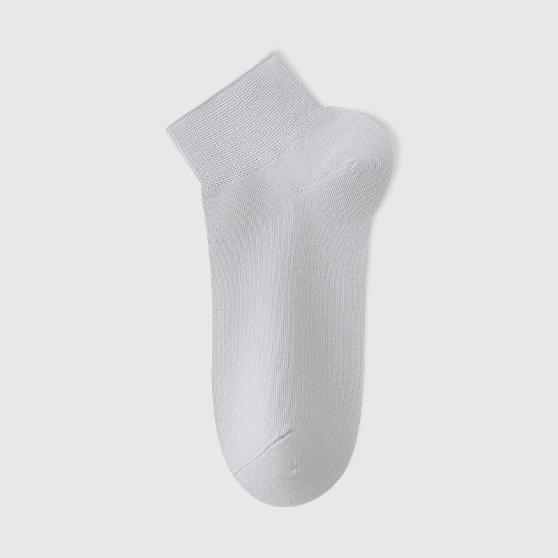 Ladies' Short Socks, Summer Thin, Pure Cotton, Breathable, Deodorizing, Antibacterial, Boneless, White Boat Socks for Postpartum Confinement In Summer