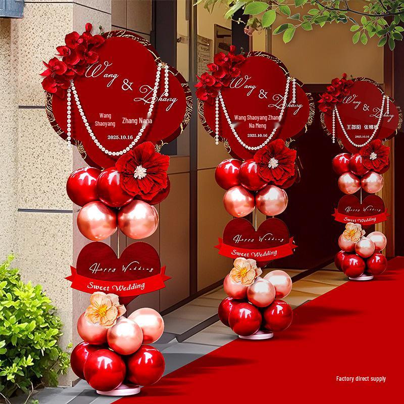 KT Board Balloon Wedding Decoration Arch for Aisle or Courtyard
