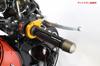 POSH FAITH Motorcycle Supplies Handlebar End Middle Weight Bar End Kawasaki Genuine Handle M8 Type ZRX1200DAEG and Others Plated Bar End Cap