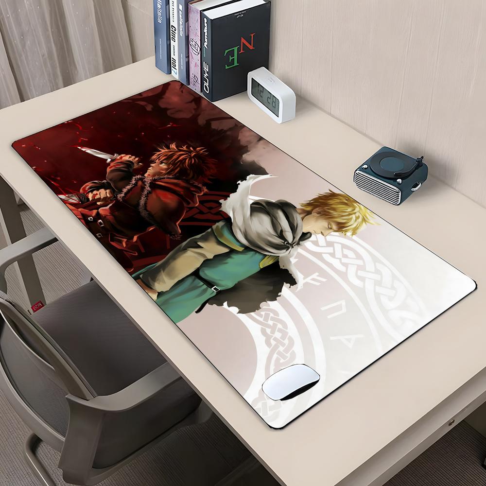 Vinland Saga Mouse Pad Rubber Antislip Keyboard Pad 40x90cm Mousepad Gaming Accessories XXL Office Computer Mat