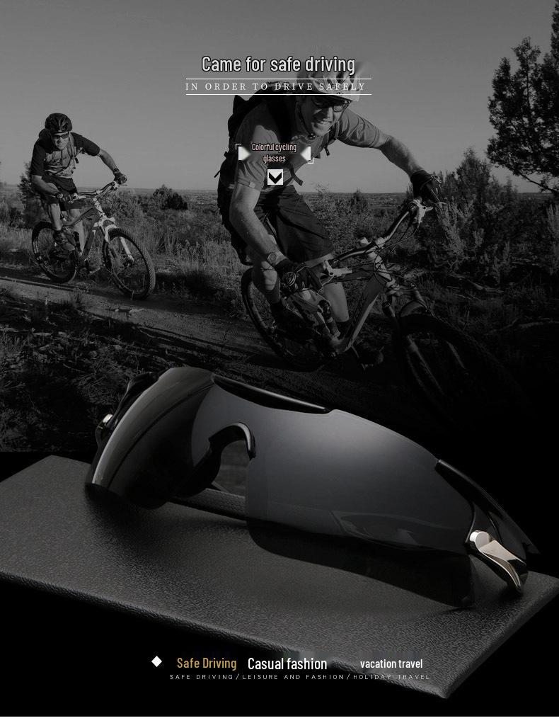 Ochelari de Soare Sport Ciclism Unisex Rezistenți la Vânt 9206: Ochelari de echitație pentru exterior pentru bărbați și femei