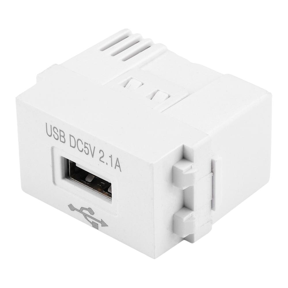 Type 128 USB Power Module 220V Socket 5V 2.1A 1A Mobile Phone Charging Module Switch Adapter Transformer Charging Power Socket