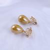 Luxury High Light Spring Colour Resin Waterdrop Clip on Earrings for Women Girl Party Without Pierced Favorite Fashion Jewelry