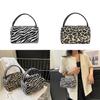 Modische Mini-Quadrat-Handtasche 2024 aus weichem Nylonmaterial mit einzigartigem Tierprint-Stil