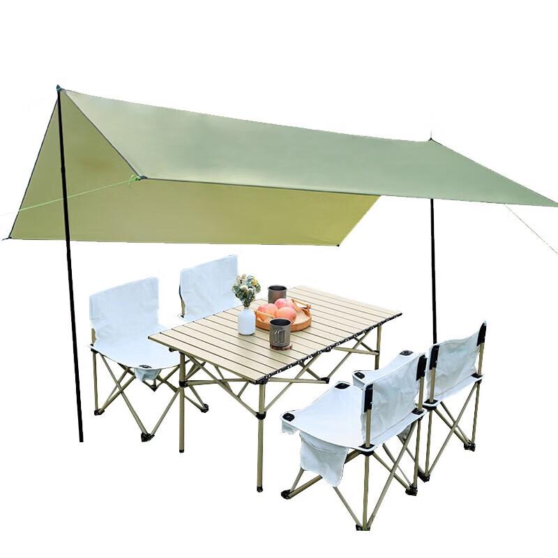 Huilingyang 4-Person Camping Tarp Set
