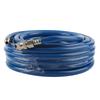 Pneumatischer PVC-Schlauch Luftleitungsschlauch 15M Blau Flexibler Pneumatischer PVC-Schlauch mit Schnellkupplung für Luftkompressor Pneumatischer Luftschlauch