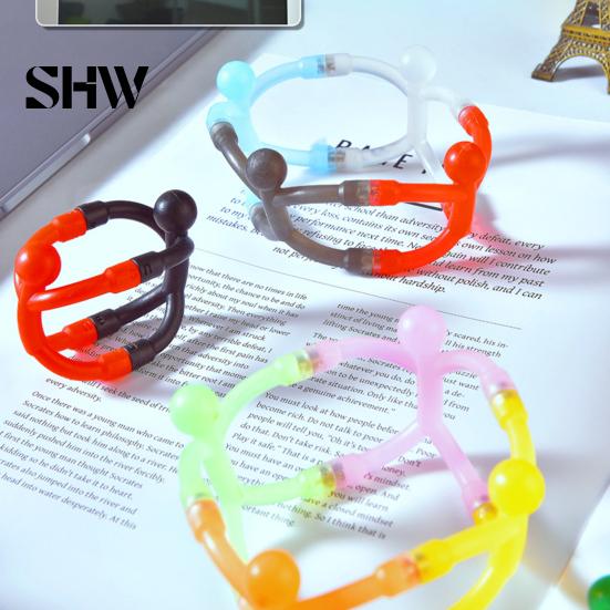 Interactive Toys for Family 10Pcs Magnetic Stick Figure Fidget Toy, Bendable Magnet Matchman Fridge Portable Home Note Photo Holder, Stress