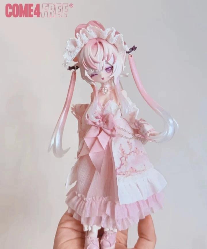 Come4Free Minty V3 Lucky Little Sign Spirit Series  Cute Doll Movable 1/8 Bjd Action Figurine e Christmas Present