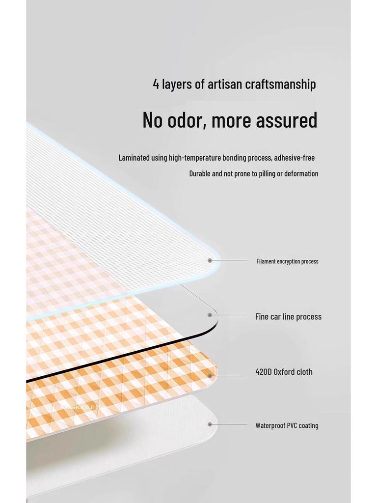 Waterproof Portable Picnic Mat - Moisture & Stain Resistant Ground Mat for Outdoor Camping & Spring Outings